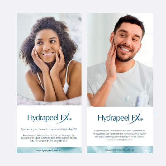 Pack of 25 DL HydraPeelFX Brochures for clients