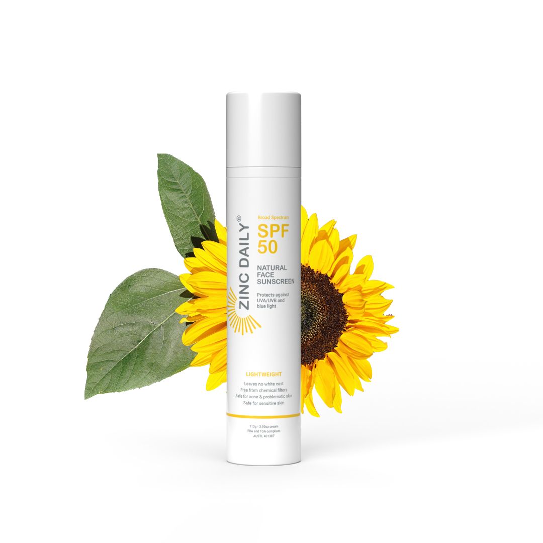 Zinc Daily® SPF 50 Natural Face Sunscreen (RRP $65.00)